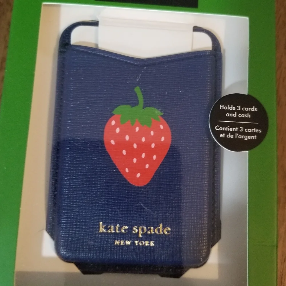 Kate Spade X Target Magnetic Wallet with Strawberry Design